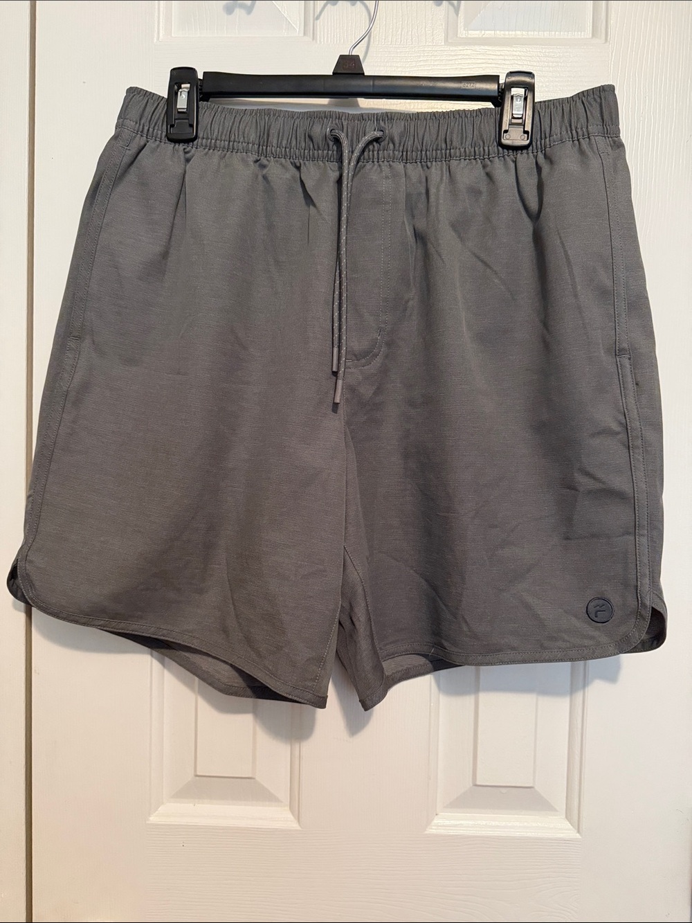 Free Fly Apparel Men's Gray Athletic Shorts with Drawstring